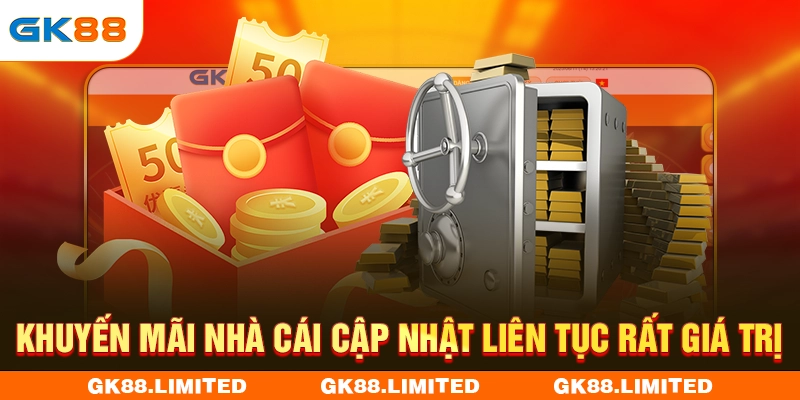 Khuyến mãi nhà cái cập nhật liên tục rất giá trị